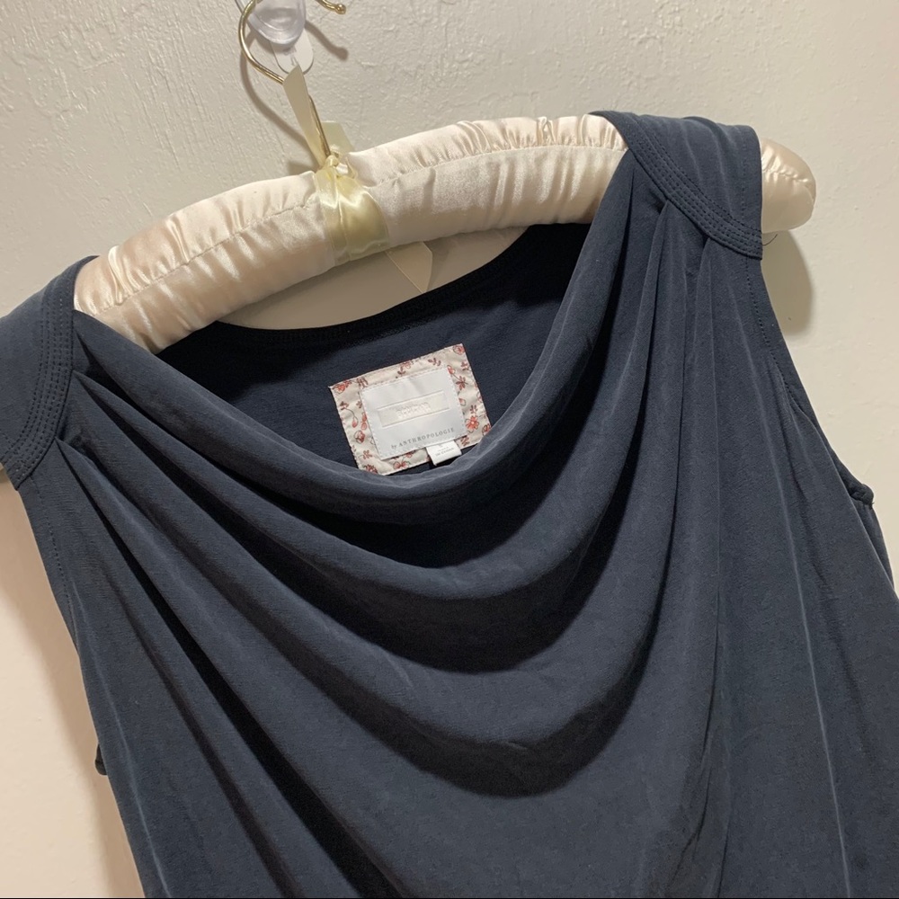 ANTHROPOLOGIE ETT: TWA Draped Cowl Neck Tank - Picture 4 of 6